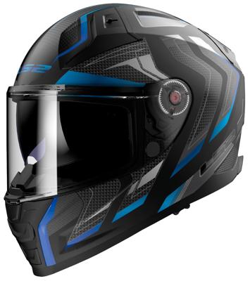 LS2 integralhelm "ff811 vector ii alizer" helmet ff811 vector i alizer w. sw/bl gr. l