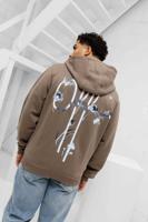 Off The Pitch Phantom Zip Hoodie Heren Bruin - Maat XS - Kleur: Bruin | Soccerfanshop - thumbnail
