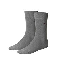 Tommy Hilfiger Men Sock Classic Middle Grey Melange 2-Pack-47/49 - thumbnail
