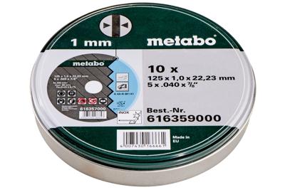 Metabo 616359000 Doorslijpschijvenset rvs