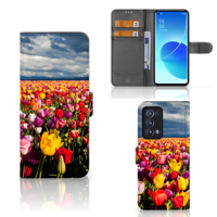 OPPO Reno 6 Pro Plus 5G Hoesje Tulpen - thumbnail