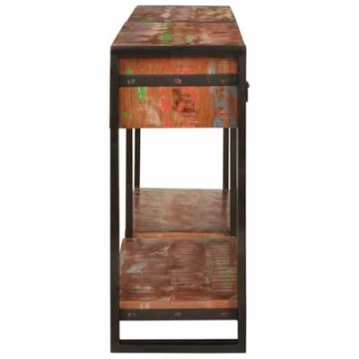 Wandtafels met lade met plank 2 pcs Multikleur 161 x 33 x 75 cm