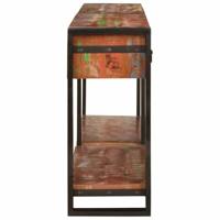 Wandtafel 2 pcs Multikleur 161 x 33 x 75 cm Bewerkt hout - thumbnail