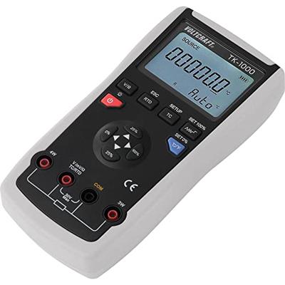 VOLTCRAFT TK-1000 Kalibrator Temperatuur, Spanning 1x 9 V batterij (blok), meegeleverd VOLTCRAFT TK-1000 Kalibrator Temperatuur, Spanning 1x 9 V batterij (blok), meegeleverd