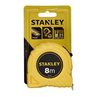Stanley rolbandmaat - 25 mm x 8 m - met stop - 0-30-457 blis - thumbnail