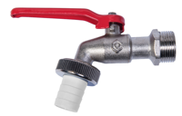 Cornat Messing Kogelaftapkraan 3/4 Ch-Mat - FLOR92585 - thumbnail