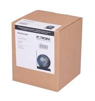 Boekensteun Troika met magnetische globe 13cm blauw-groen - thumbnail