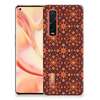 OPPO Find X2 Pro TPU bumper Batik Brown