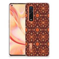 OPPO Find X2 Pro TPU bumper Batik Brown - thumbnail