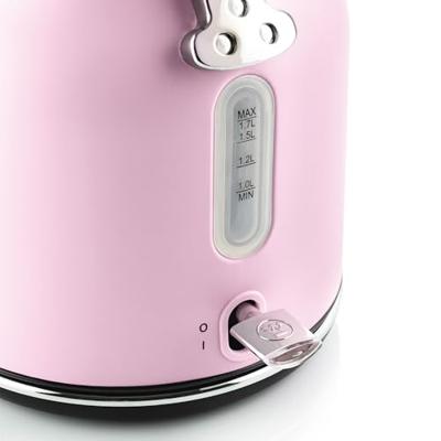 Retro Serie - Electric Kettle - 2200W - 1,7L - Pink