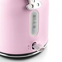 Retro Serie - Electric Kettle - 2200W - 1,7L - Pink - thumbnail