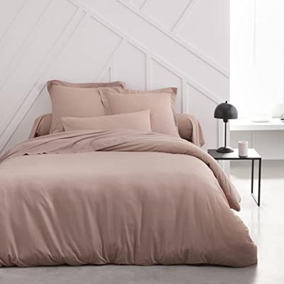 Vandaag essentieel vandaag Charg - 140 x 190 cm - 2 personen - 100% une katoen - zandroze
