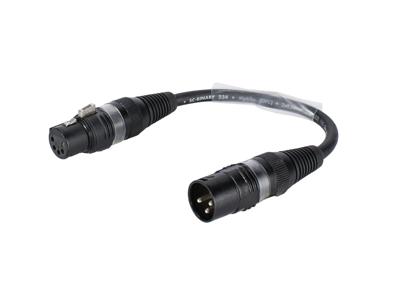 SOMMER CABLE Adapter Cable 3-pin XLR(M)/5-pin XLR(F) bk