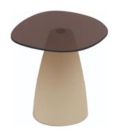 Sohome Organische Salontafel 'Jacky' Glas en betonlook, 50 x 43cm - thumbnail