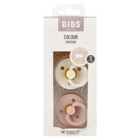 Bibs 2 Fopspeen Duo Ivory&blush - thumbnail