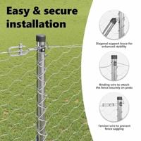 VidaXL Afrasteringspaal zilver 25 x 1,6 m (50 mm gaas) staal - thumbnail