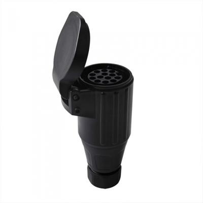 ProPlus zwevende stekkerdoos PVC 13 polig zwart