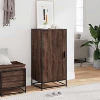 Schoenenrek 48x38x97,5 cm bewerkt hout bruin eikenkleurig - thumbnail