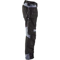 Blåkläder Werkbroek met spijkerzakken 15551860 | Zwart/Grijs | Maat D124 - 7330509591123 - thumbnail