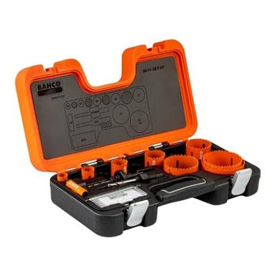Bahco Sandflex® Bi-metalen gatzagenset | voor metaal en houtsoorten | 16 mm - 83 mm - 12-delig - 3834-SET-93