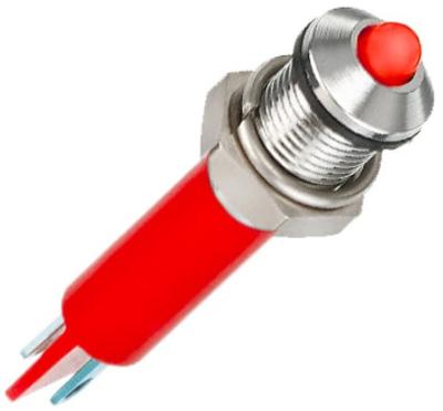 APEM Q8P1CXXR24E LED-signaallamp Rood Opvallend 80 mcd