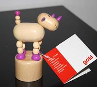 Goki druk en schud wilde dieren figuur - thumbnail