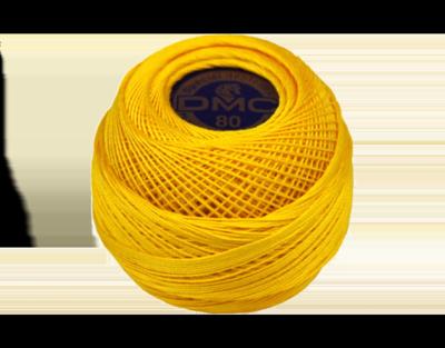 DMC Dentelles 444 geel - Haakgaren / Breigaren