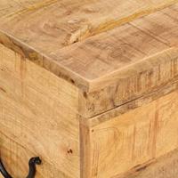 Opbergbox 39x28x31 cm massief mangohout - thumbnail