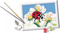 Ravensburger CreArt Schilderen op nummer lieveheersbeestje - thumbnail