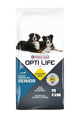 Opti Life Senior Medium/Maxi hondenvoer 12,5 kg Opti Life Senior Medium/Maxi hondenvoer 12,5 kg