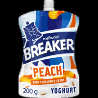 Melkunie Breaker Originals Peach Yoghurt with Sunflower Seeds 200 g bij Jumbo - thumbnail
