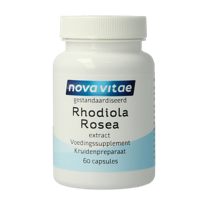 Nova Vitae Rhodiola rosea extract 60 Vegetarische capsules - thumbnail