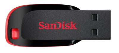 SanDisk Cruzer® Blade™ USB-stick 16 GB Zwart SDCZ50-016G-B35 USB-A 2.0