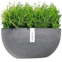 Ecopots Sofia Wall kunststof bloempot Grijs - Ø 40,5 cm - thumbnail