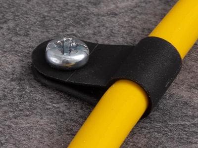 Quadrios 22CA159 Bevestigingsklem Schroefbaar 22CA159 Bundel-Ø (bereik) 19 mm (max) Zwart 1 set(s)