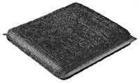 Vileda Glitzi Power inox schuurspons, ft 10 x 10 x 1,2 cm, pak van 2 stuks - thumbnail
