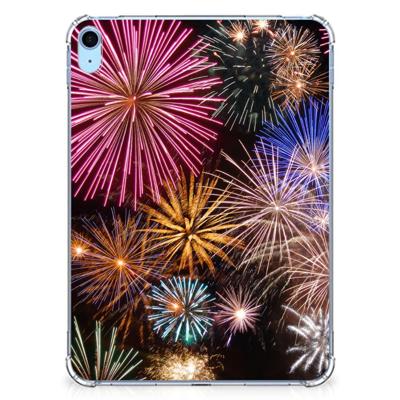 iPad (2022) 10.9 Leuke Siliconen Hoes Vuurwerk iPad (2022) 10.9 Leuke Siliconen Hoes Vuurwerk