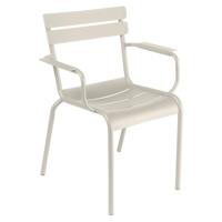 Fermob Luxembourg tuinstoel met arm Clay grey - thumbnail