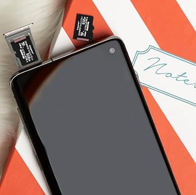 Micro SD kaart met adapter Kingston SDCS2 100 MB/s - thumbnail