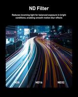 Telesin CPL+ND8+ND16+ND32 filterset voor DJI Osmo Action 6 - thumbnail