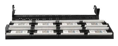 Cat6 48-poorts patchpanel met kabelorganizer