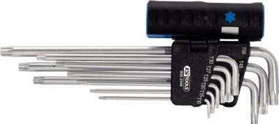 KS Tools 920.2540 TX Haakse schroevendraaierset T 8, T 10, T 15, T 20, T 25, T 27, T 30, T 40, T 45, T 50 10-delig