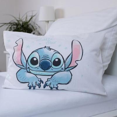 Lilo and Stitch Peuterdekbedovertrek White Star - 100 x 135 cm - Katoen