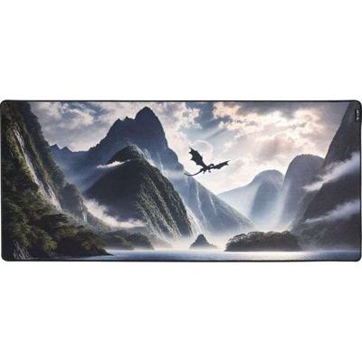 Muismat - THE G-LAB - DRAGON PAD - XXL-formaat - 900 x 400 x 4 mm - Zwart