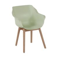 Hartman Tuinstoel 'Sophie Teak' met armleuning, kleur Mint - thumbnail