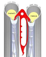 MaXalami noodlever tubeless tyre lever - thumbnail