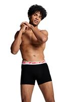 Puma Multi Logo Boxershort 6-Pack Heren Zwart/Rood/Blauw - Maat S - Kleur: Zwart | Soccerfanshop - thumbnail