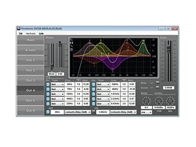 Omnitronic DXO-26E digitale actieve crossover 2i6o