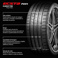 Kumho Ps91 xl 245/45 R18 100Y KU2454518YPS91XL - thumbnail