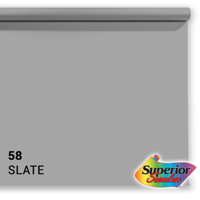 Superior achtergrondpapier 58 slate grey 1,35 x 11m - thumbnail